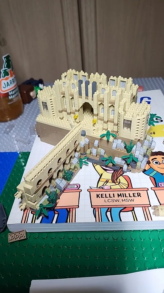 Micro Bricks City Creative Medieval Magic Castle Series School Architecture Palace Model Building Blocks Gifts Kid Assembly Toys