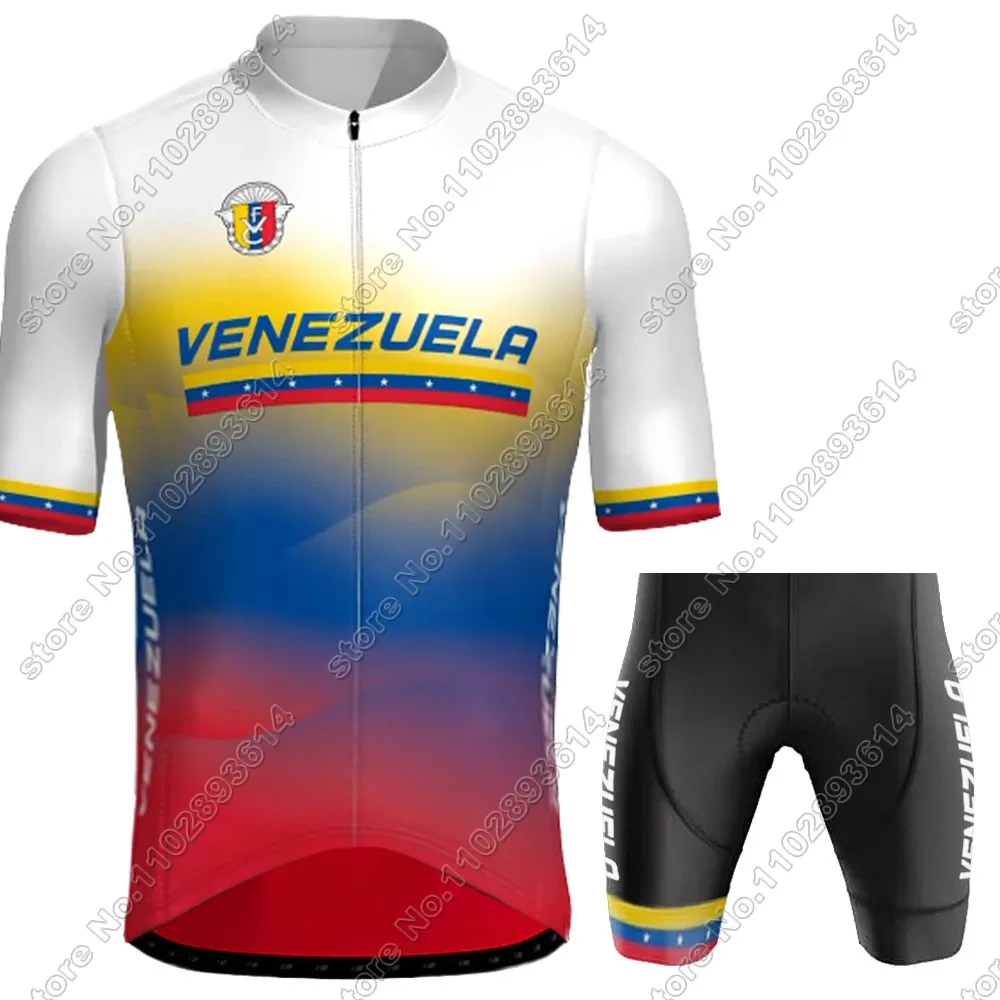 2024 VENEZUELA Cycling Jersey Set Summer National Team Cycling Clothing Road Bike Shirts Suit Bicycle Bib Shorts MTB Maillot 5