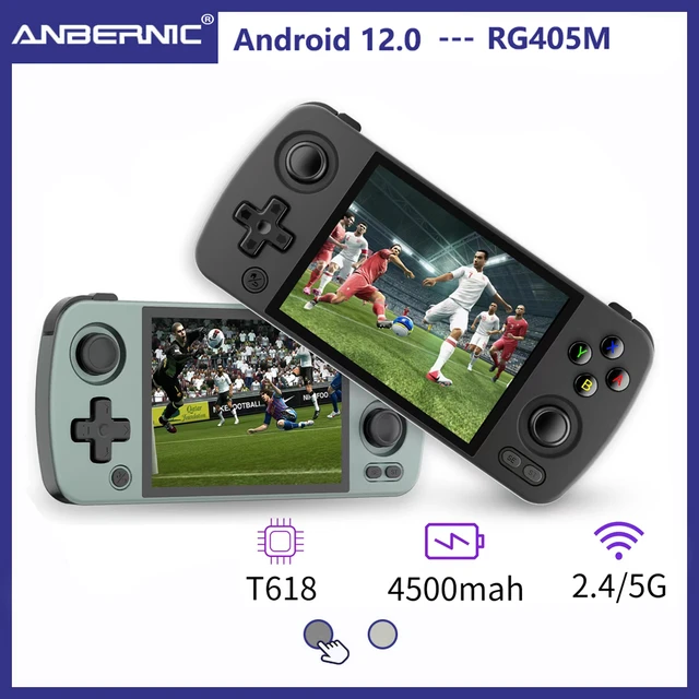 ANBERNIC RG405M Handheld Game Console 4 inch IPS Touch Screen T618  CNC/Aluminum Alloy Android 12 Portable Retro Player 3000+Game - AliExpress