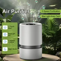 Portable USB Air Purifier Quiet Operation HEPA Filter Efficient Purifying Air Smoke Odor Negative Ion Generator For Home Car