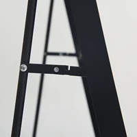 Стоящее зеркало Arembali Shape, Металлическое черное зеркало, Настенное или похудение, Современный дизайн для спальни и входа — изображение 6