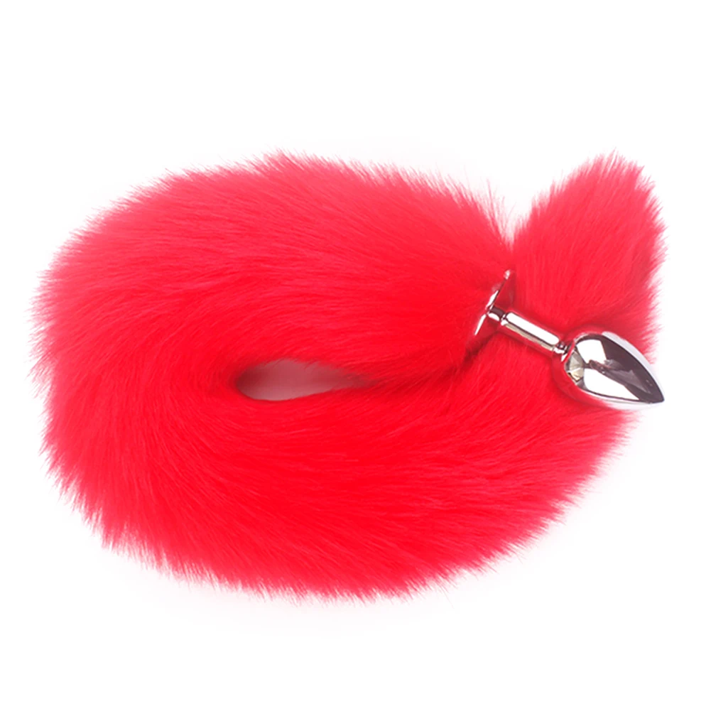 Sexy Fox Tail Anal Plug Anal Toy For Women Adult Sex Product Men Butt Plugs Stainles Steel Anal Plug Cosplay Sex Toys For Couple