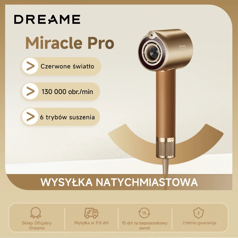 Suszarka do włosów Dreame Miracle Pro z Polski za $262.79 / ~1019zł