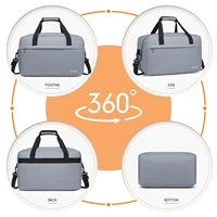 Ensemble de valises et sacs de voyage KONO 19 pouces en ABS + PC, valise légère avec serrure et roulettes, sac polyvalent pour les voyages et le sport 3