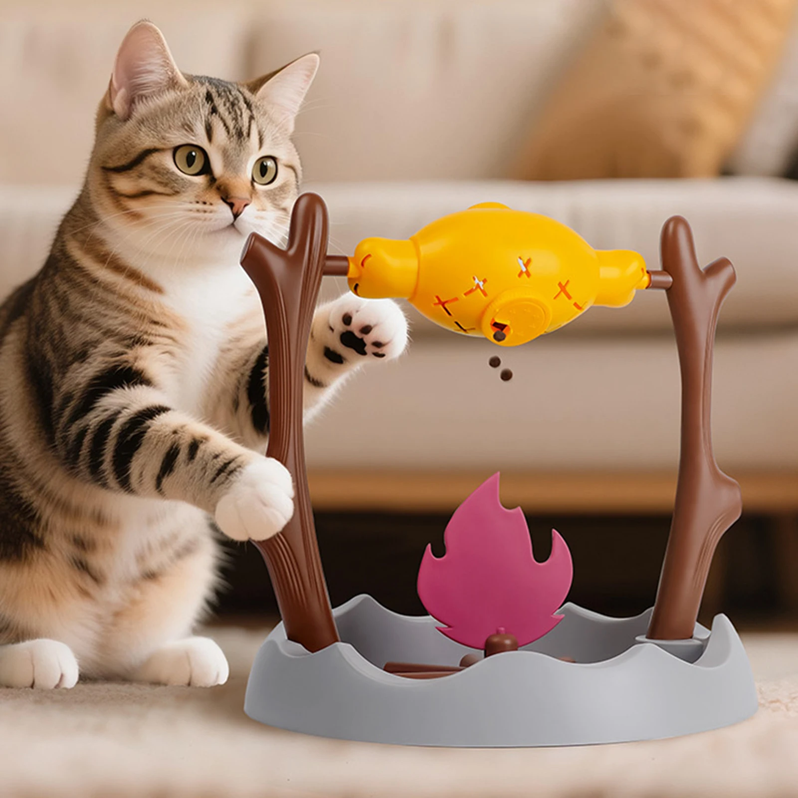 Interactive Cat Slow Feeder Toy