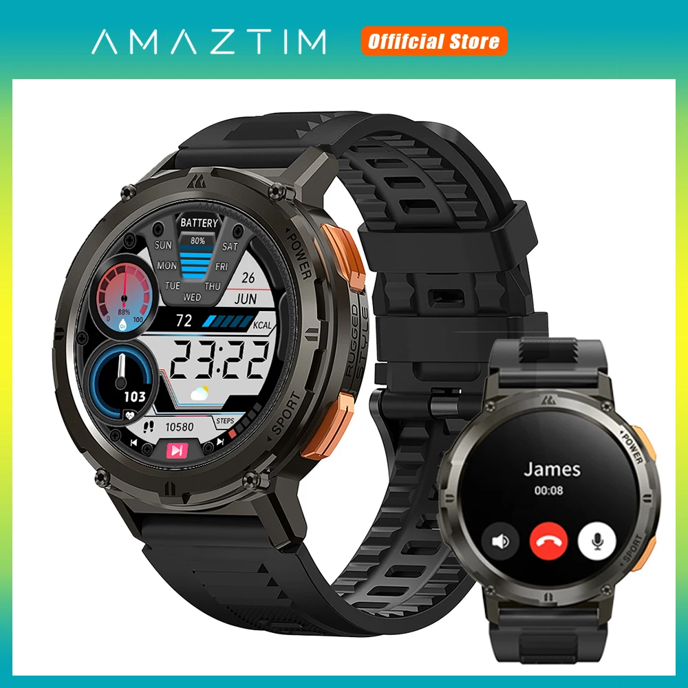 2023 New Original Amazfit T Rex Ultra Smart Watch GPS Dual-band Rugged  Outdoor Military-grade Smartwatch For Android IOS Phone - AliExpress