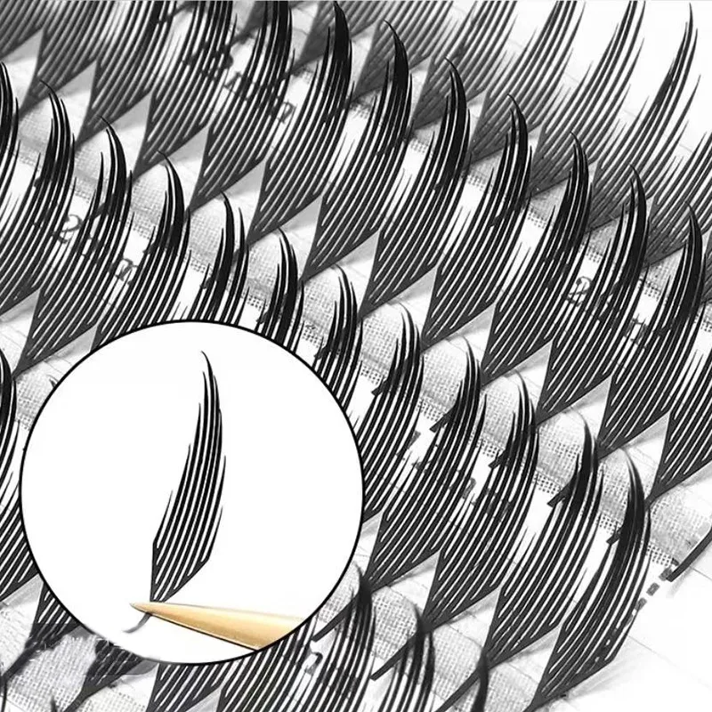 Spire Lash Shape Eyelashes Extensions Spire Shaped Bloom Eye Lashes Natural Soft DIY Premade Fan Lash Extensions