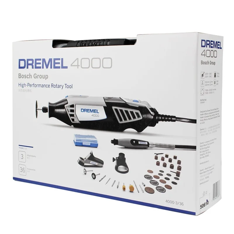 Dremel 4000 3/36 Electric Grinder High Performance Rotary Tool Kit