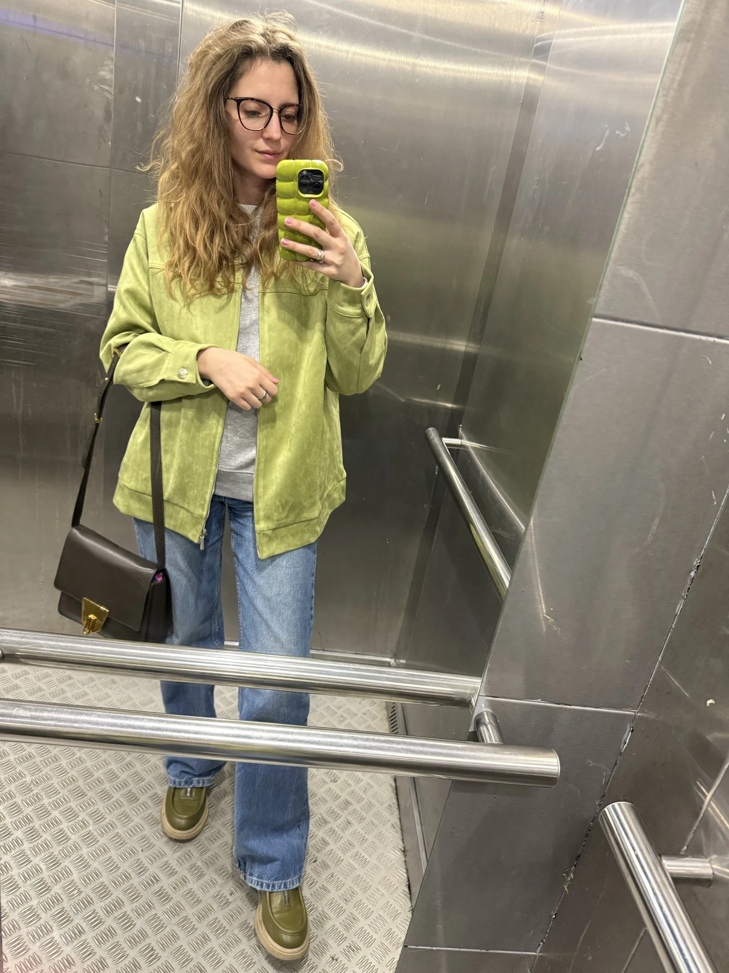 Women's Suede Basic Blazer Jacket - 2025 Fall/Winter Fashion Collection photo review