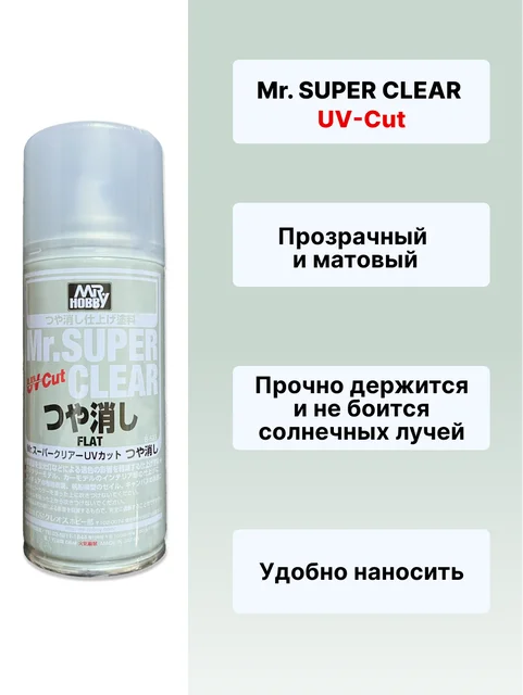 MR.HOBB Mr.Super Clear Flat B-523 UV Cut - AliExpress