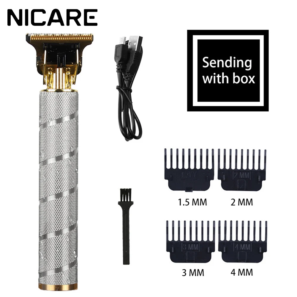 

NICARE Electric Hair Trimmer for Men USB Rechargeable Hair Clipper Professional Beard Trimmer Shaver Barber Hair Cutting Machine