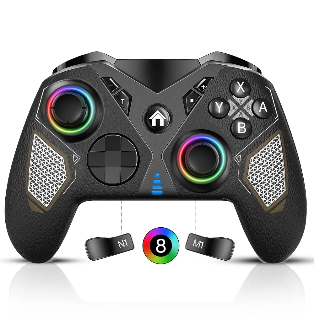 Controller Wireless Switch Pro Per Controller Nintendo Switch/Lite/Oled Controller Switch Rgb Multipiattaforma Per Pc Windows Ios