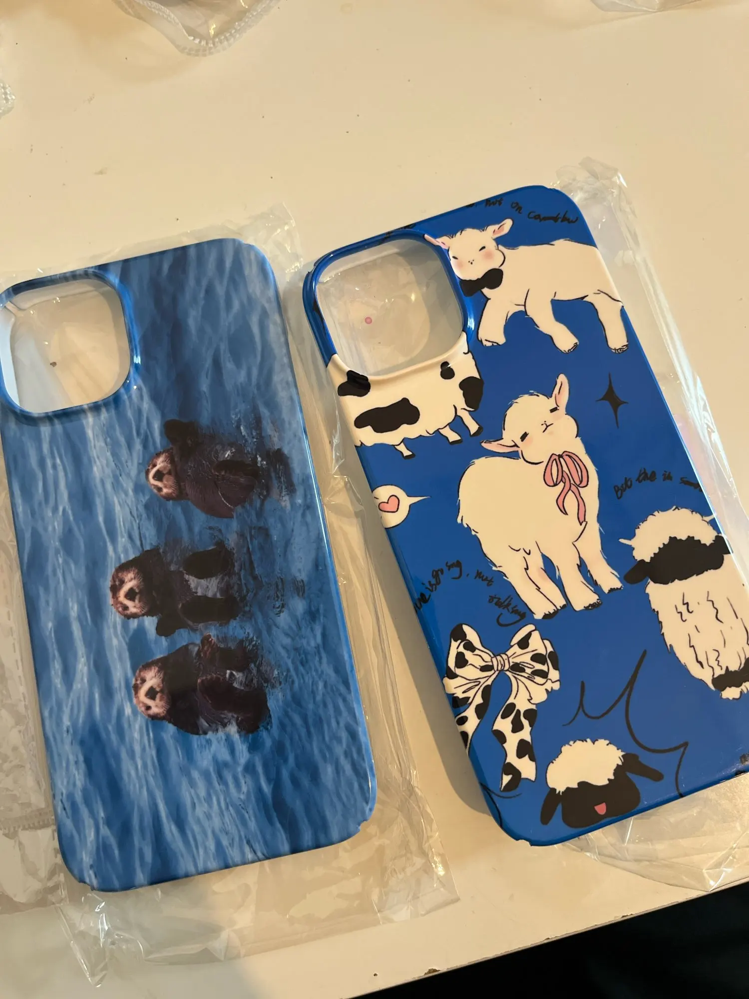 Little Lamb iPhone Case, customer photo