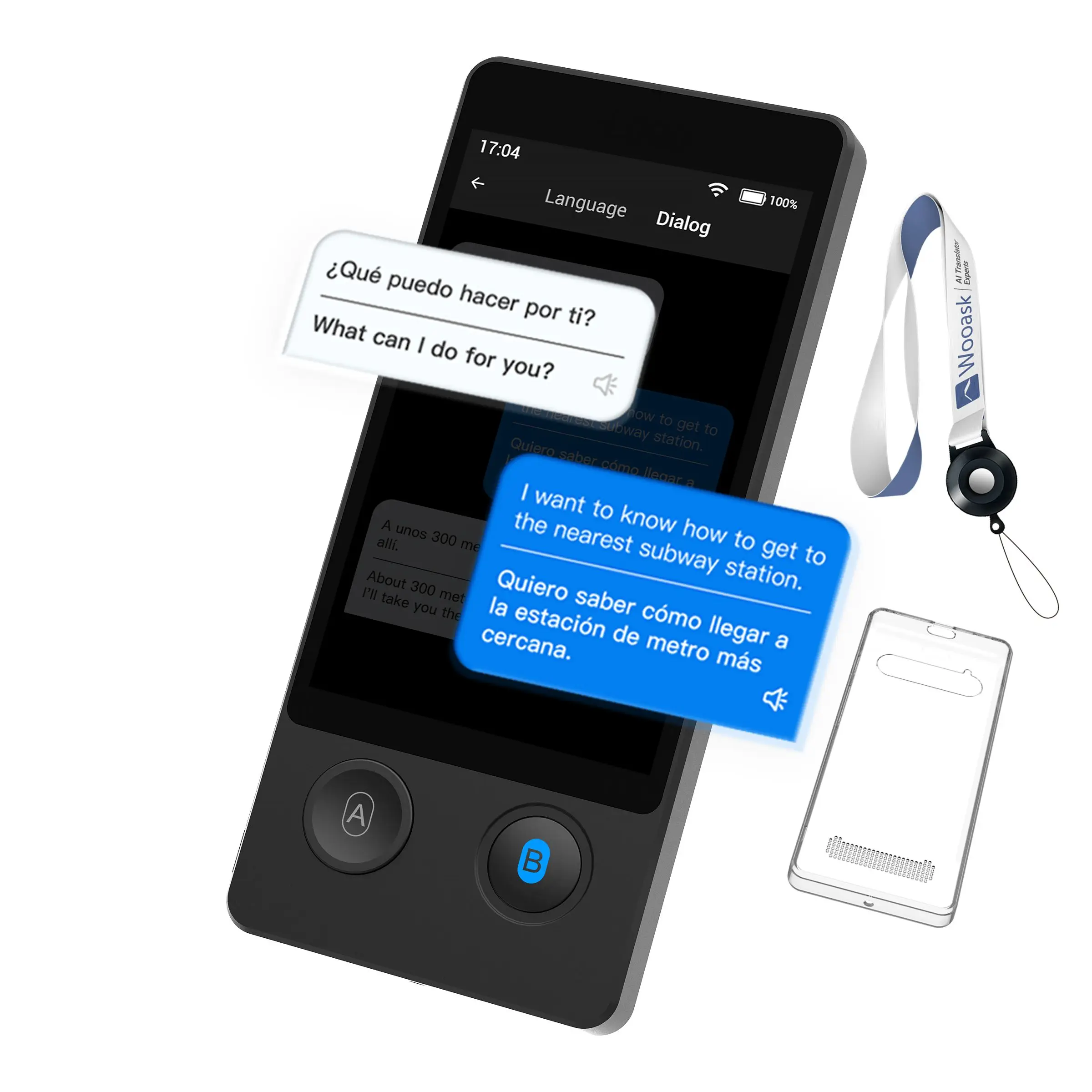 Wooask W12 Language Translator Device for Travel Business voice translator language translator