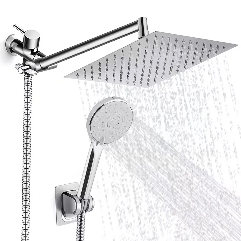 Luxury 12 Inch High Pressure Shower Head Combo