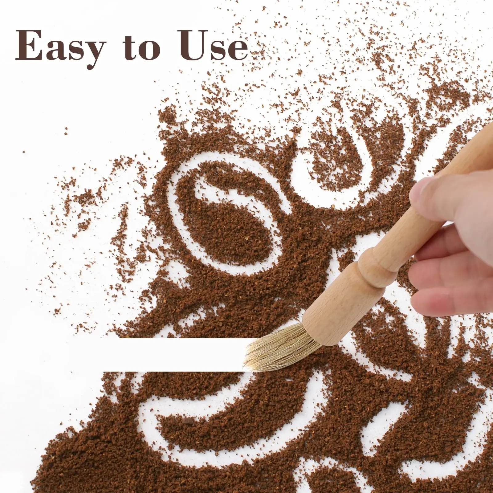 Deluxe Coffee Grinder & Espresso Cleaning Brush Set - Ideal Gift