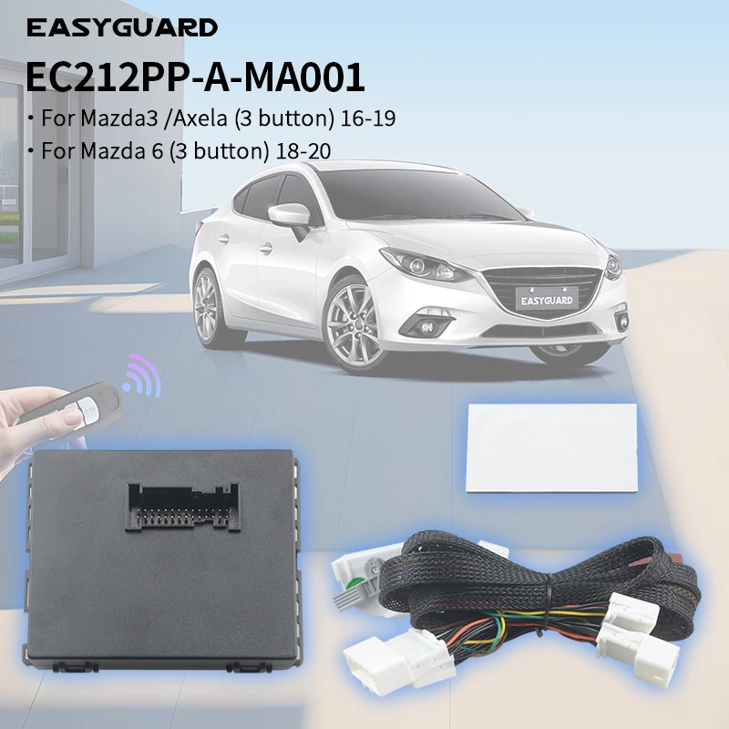 

Пульт дистанционного запуска EASYGUARD Plug Play для Mazda 3 Alexa 16-17 II Mazda 6 18-20 с заводской кнопкой пуска OEM