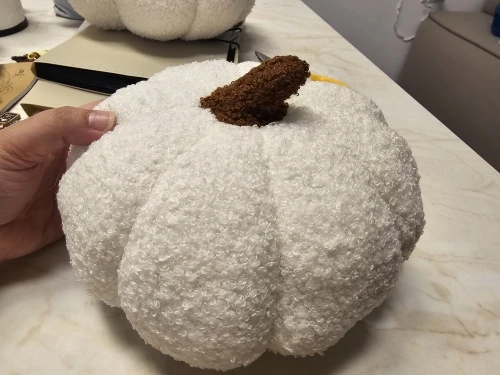 Plush Pumpkin Pillow, customer photo