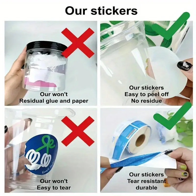 Custom round stickers, personalized labels, stickers can be customized with pictures/logos/text/graphics - 5