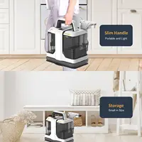 Nettoyeur de taches portable 11/15KPa pour tapis, canapé et rideaux, machine intégrée pulvérisation et aspiration, appareil de nettoyage domestique 5