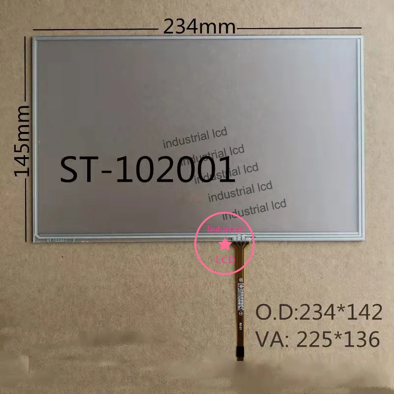 10.2 인치 터치 ST-102001 용 AT102TN03 V.8 AT102TN03 V.9 디..