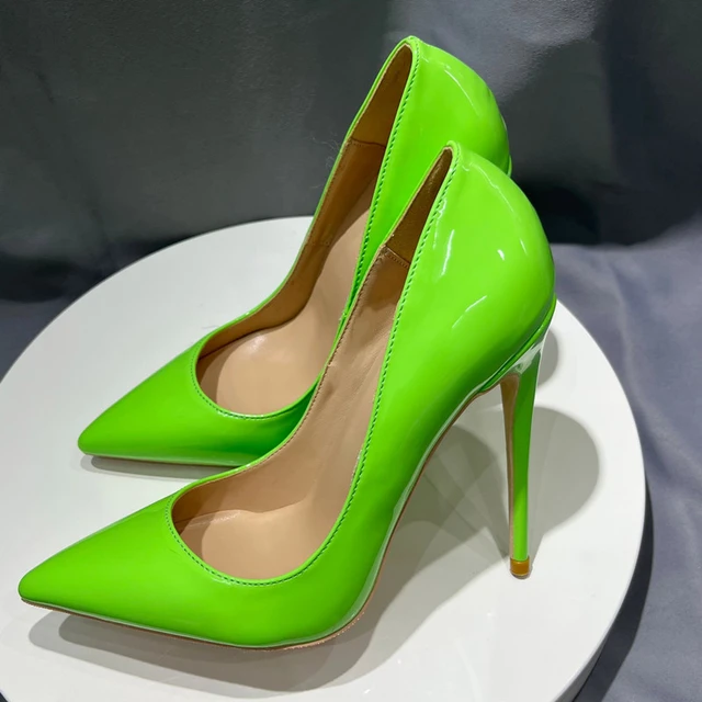 Shades Of Green Heels – streetstylestalk.in