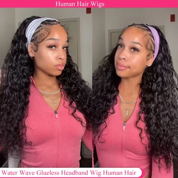 Water Wave Headband Wig 1