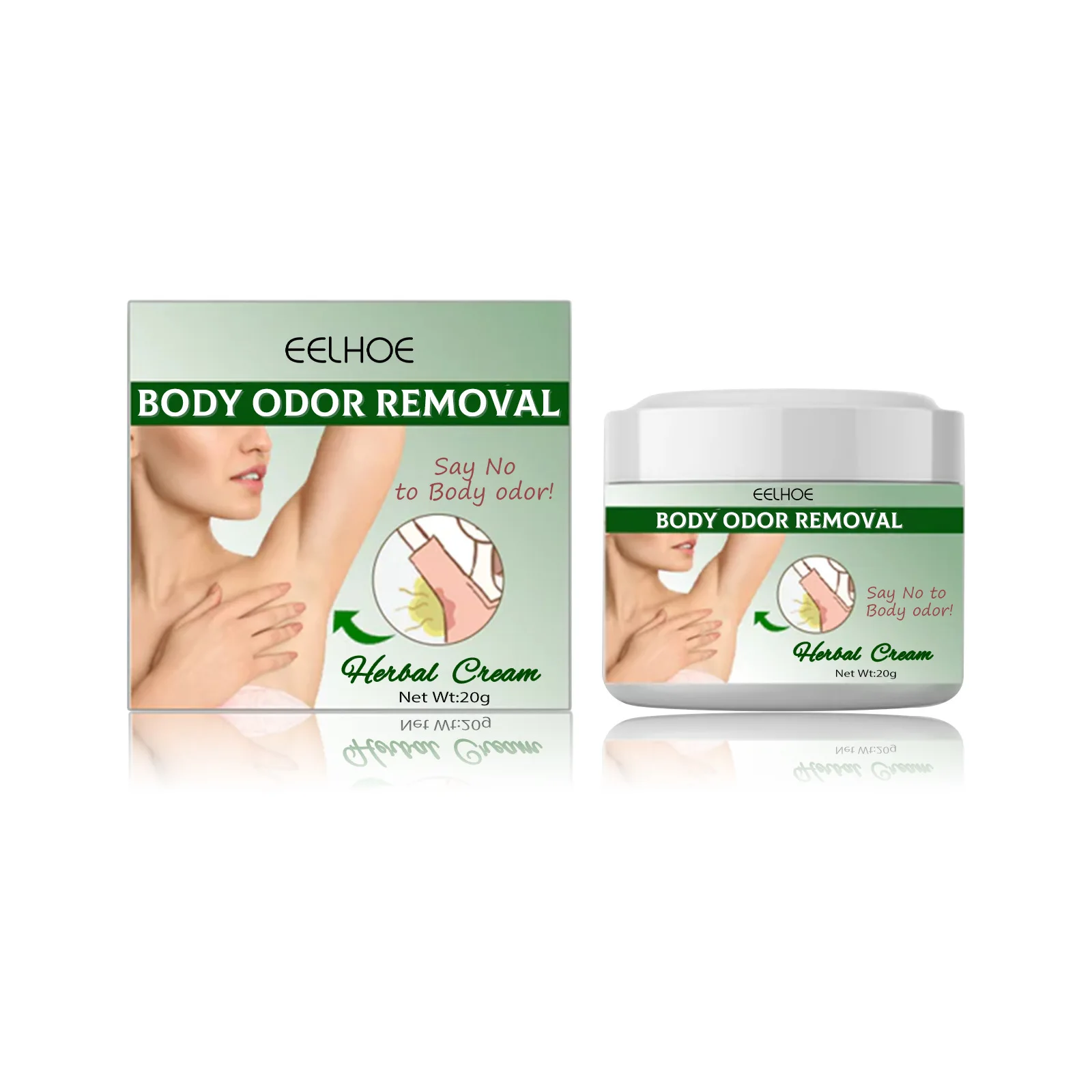 Armpits Deodorant Cream Remove Bad Smell Eliminate Body Odor Anti Sweaty Deep Refreshing Lasting Aroma Herbal Skin Care Product 2