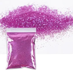 Holographic Laser Extra Fine Glitter Powder for Nail Art and Crafts, 50g Bag (Rose Pink)