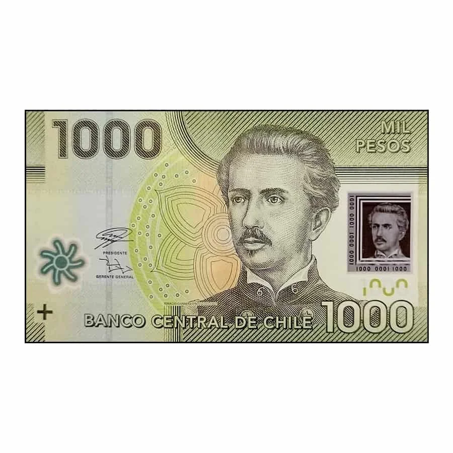 C2115 # Cile 2019. 1000 Pesos (Vf) - P # 161I