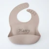 Personalized name Food Grade Baby Feeding Set with Spoon, fork,Silicone Suction Bowls and bib BPA Free - First Stage Self Feed 5
