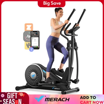 MERACH Elliptical Machine Elliptical Machine Home Hyper-Quiet Magnetic Drive System 16Levels Adjustable Resistance MERACH App 1
