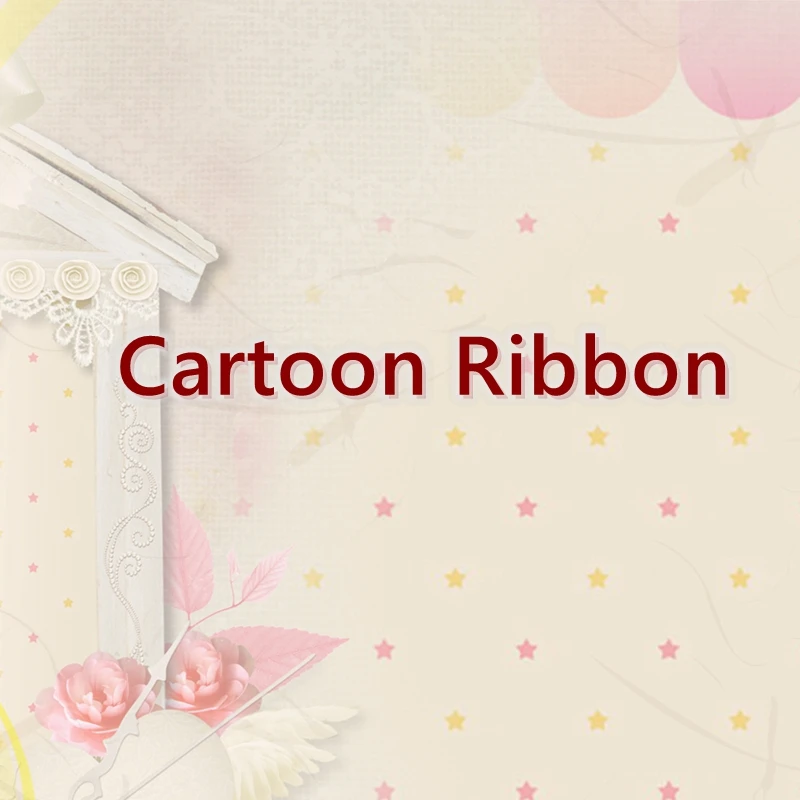 

(50yards) Wholesale Custom Dog Cartoon Printed Grosgrain Ribbonfor Hairbows Craft Handmade