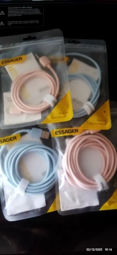 Essager 7A 100W USB Type C Cable For Huawei Honor 88W PD Fast Charging Charger USB A Data Cord Cable For Xiaomi Oneplus Samsung photo review