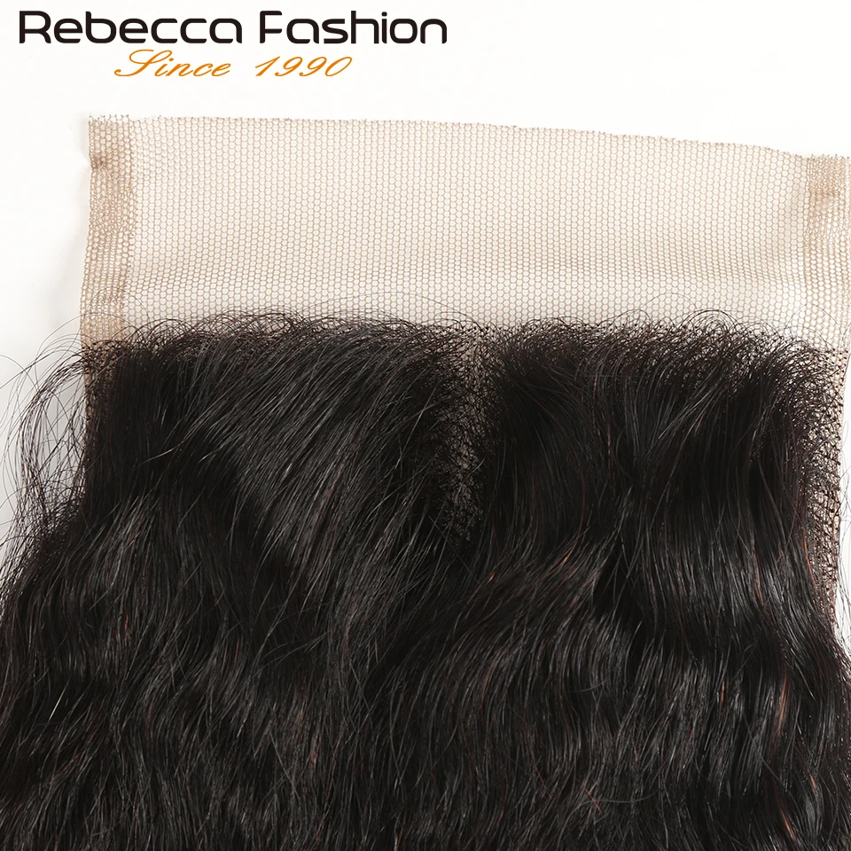 Human hair lace closure Brazilian Curly Kinky Straight