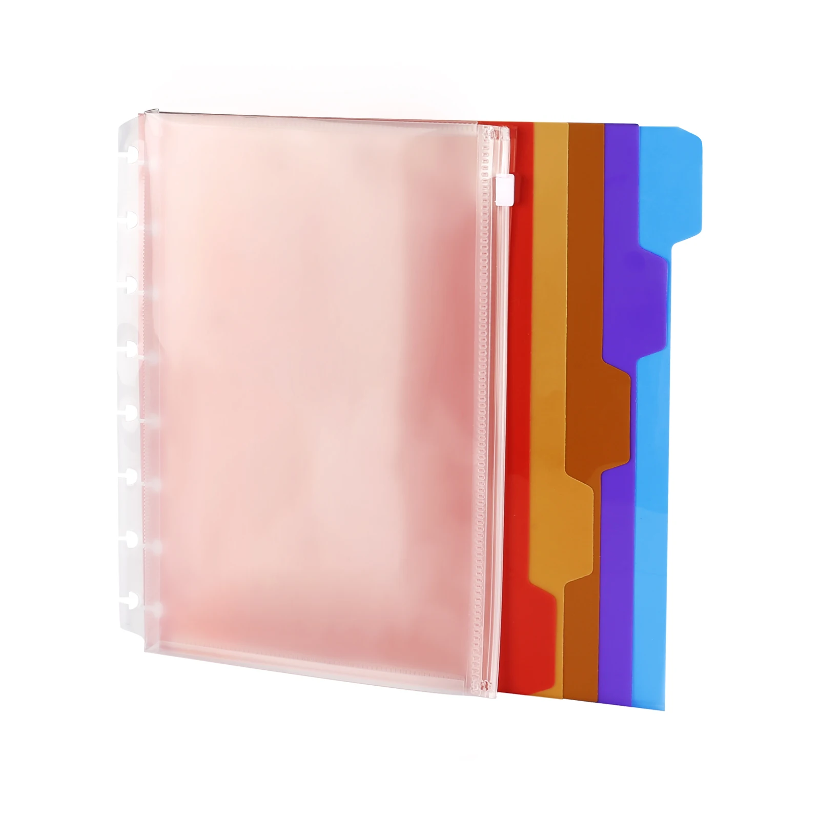 Eagle 5 Index Tags Separate Pages Multi-color binder index divider School Separator Folder Notebook Loose-leaf