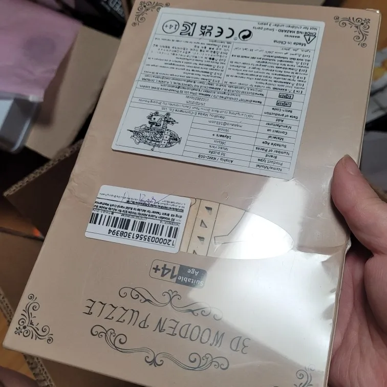 3D Wooden Airship Puzzle Kit for Adults – Mechanical Model Building Set photo review