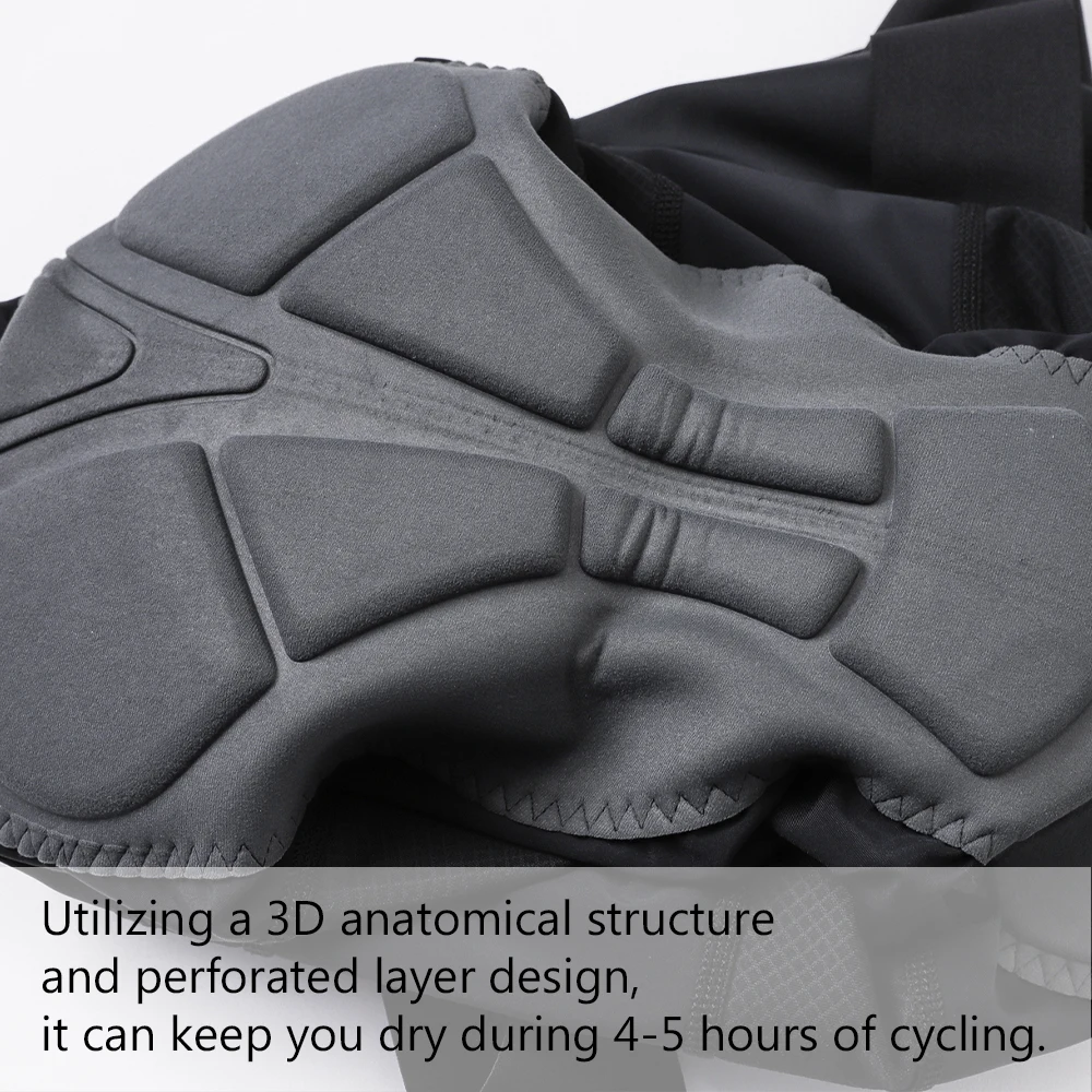 Ykywbike Men's Cycling Bib Shorts 3/4 Men 6 Hours Ride Padded Shorts Pro Road Bicycle Tights Pants Mtb Bib Bike Short cycling bib shorts