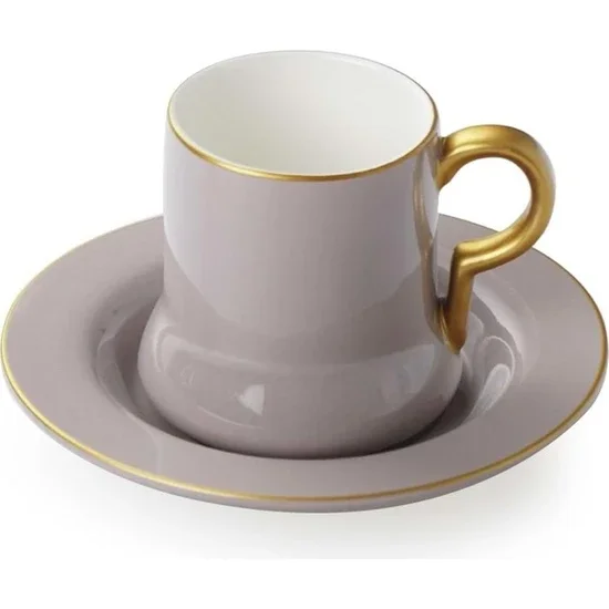 

Acar Moscow 010715 Set of 6 Porcelain Coffee Cups - Beige
