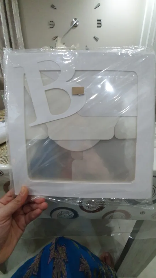 Baby Letter Boxes with Balloons - Party Decor for Birthdays and Showers photo review