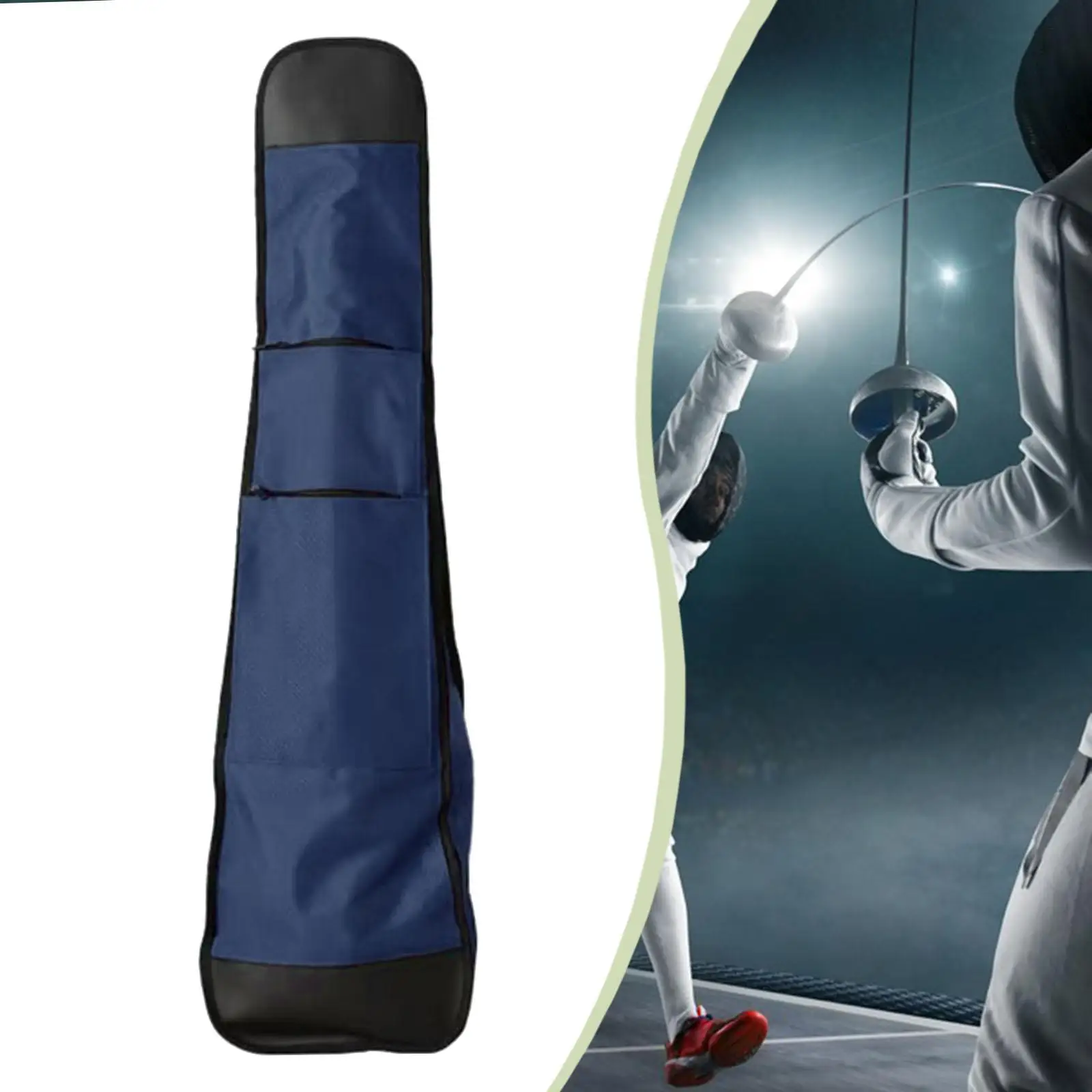 Fencing Bag Portable Holds Full Set Large Capacity Fencing Gear Bag with wheel and Adjustable Shoulder Strap Sport Gear Pouch