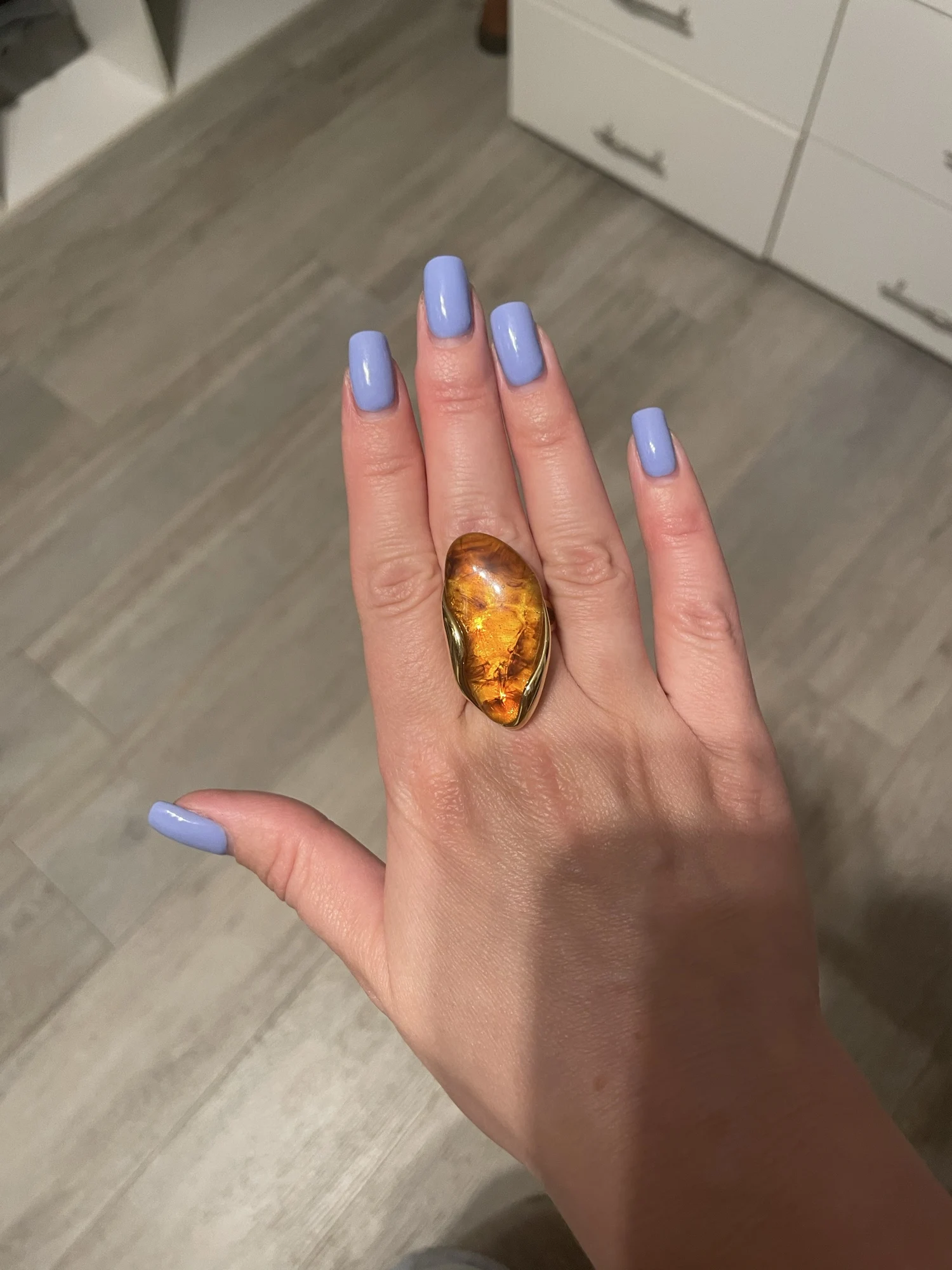 Octavia - Resin Geometric Ring