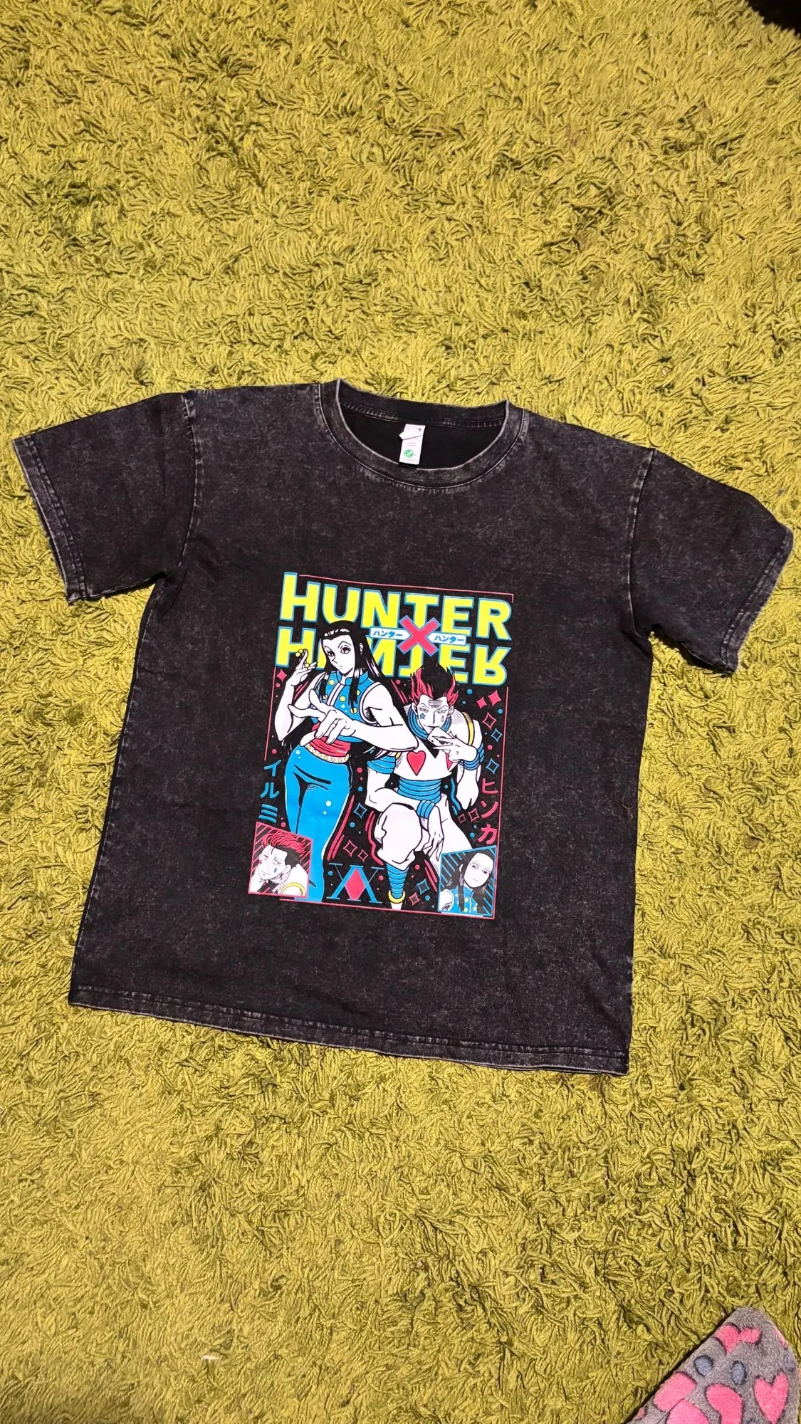 Anime Hunter × Hunter T-Shirt – Cherry Blossom X Logo | Cotton Oversized Tee with Anime Art Design