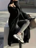 Women's Solid Open Front Knit Cardigan with Pockets - Casual Long Sleeve Sweater for Comfortable Layering 4