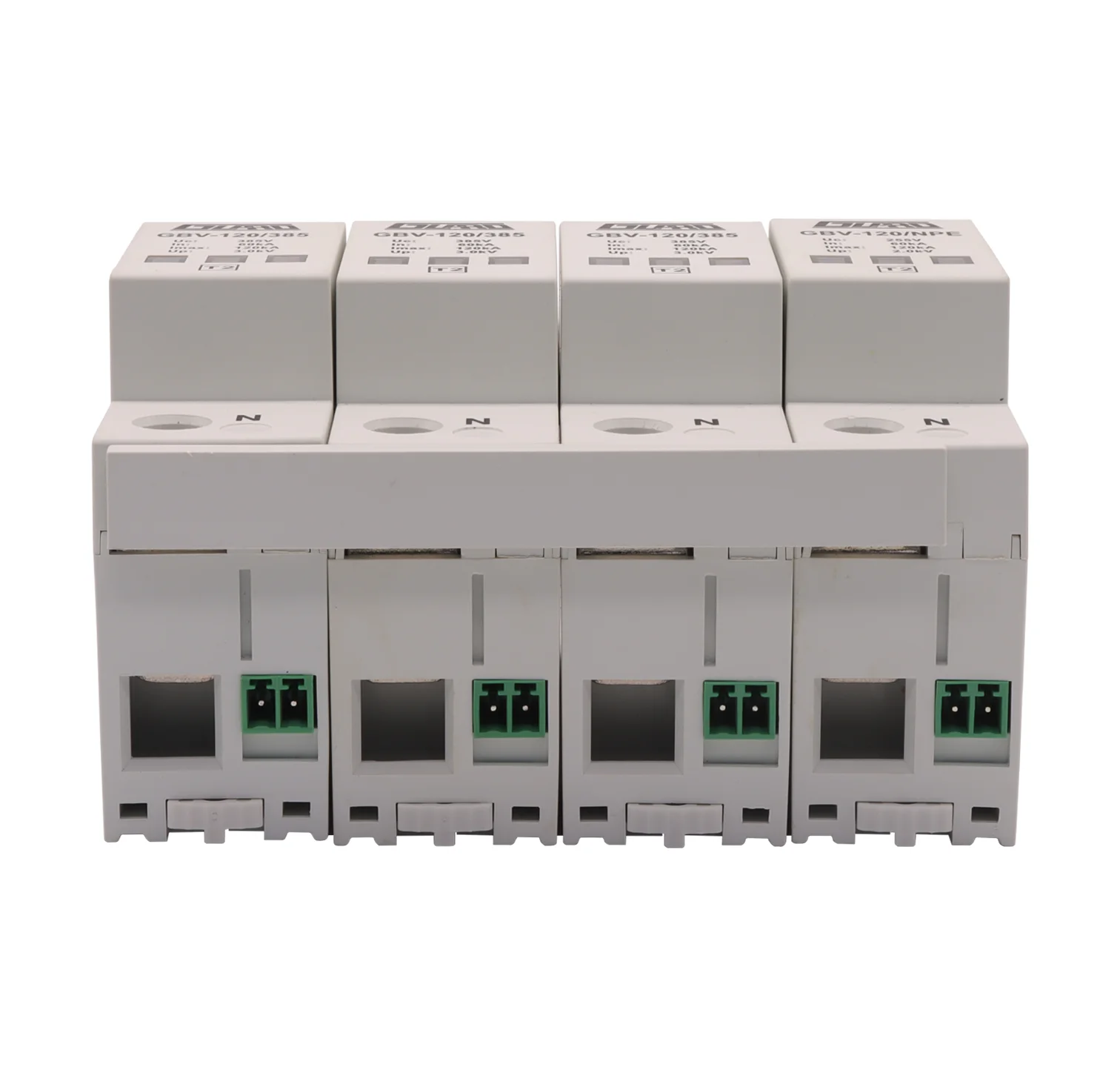 House Low-Voltage Arrester Device 3P+NPE Power Surge Protective Device T2 SPD AC SPD 60KA Max 120KA