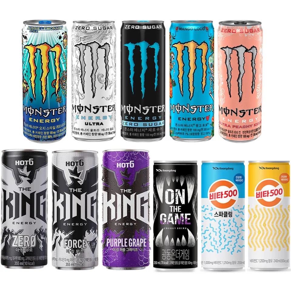 20 kinds of Energy Drink/Monster Energy Hot Sixby Vita 500 on the
