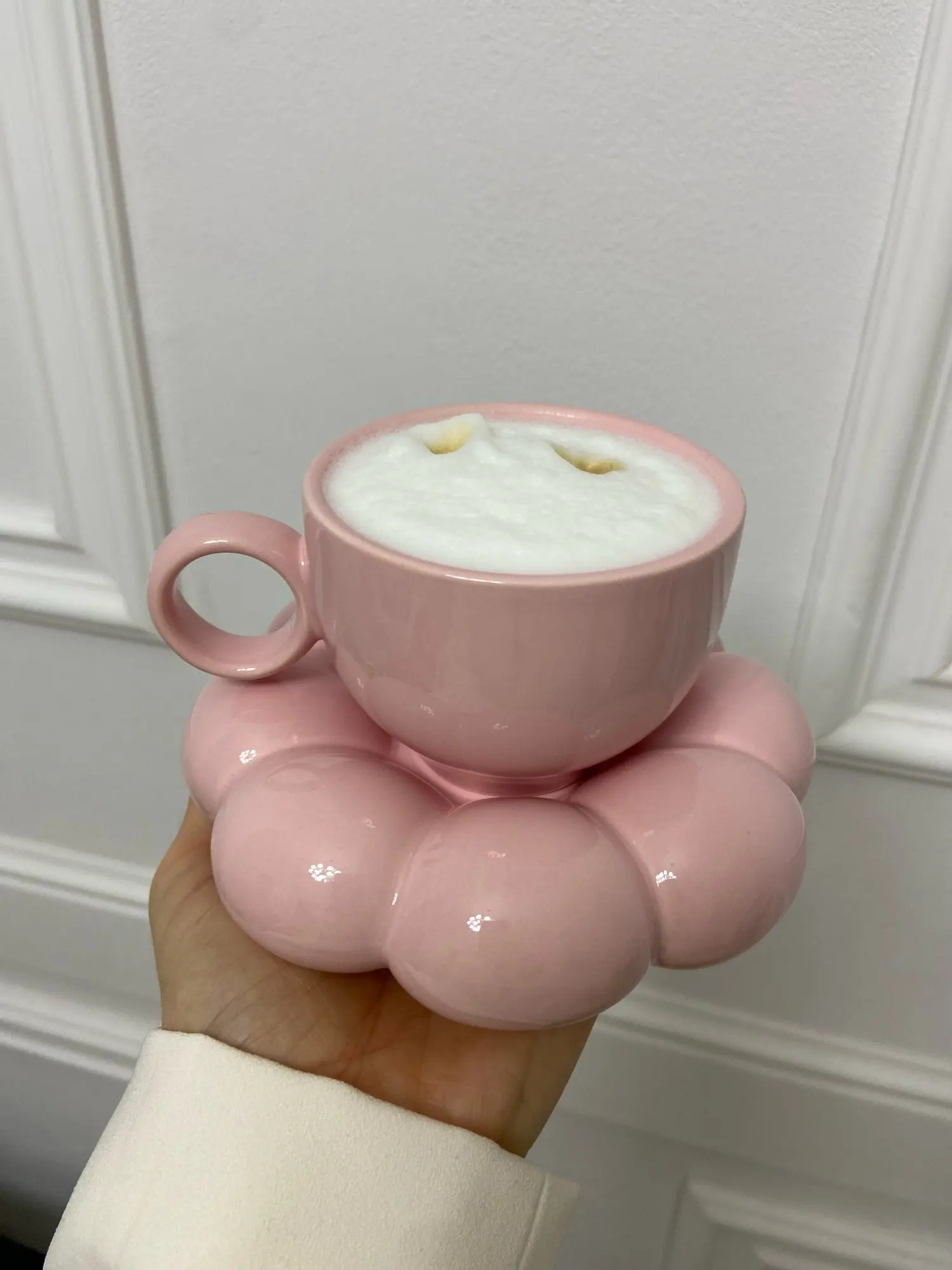 Pink Bubble Mug Set, customer photo