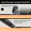 MAXGROOM 4 in 1 Body Hair Trimmer Kit for Men Pubic Hair Shaver Nose Beard Trimmer Electric IPX6 Waterproof Groin Shaver for Man 4