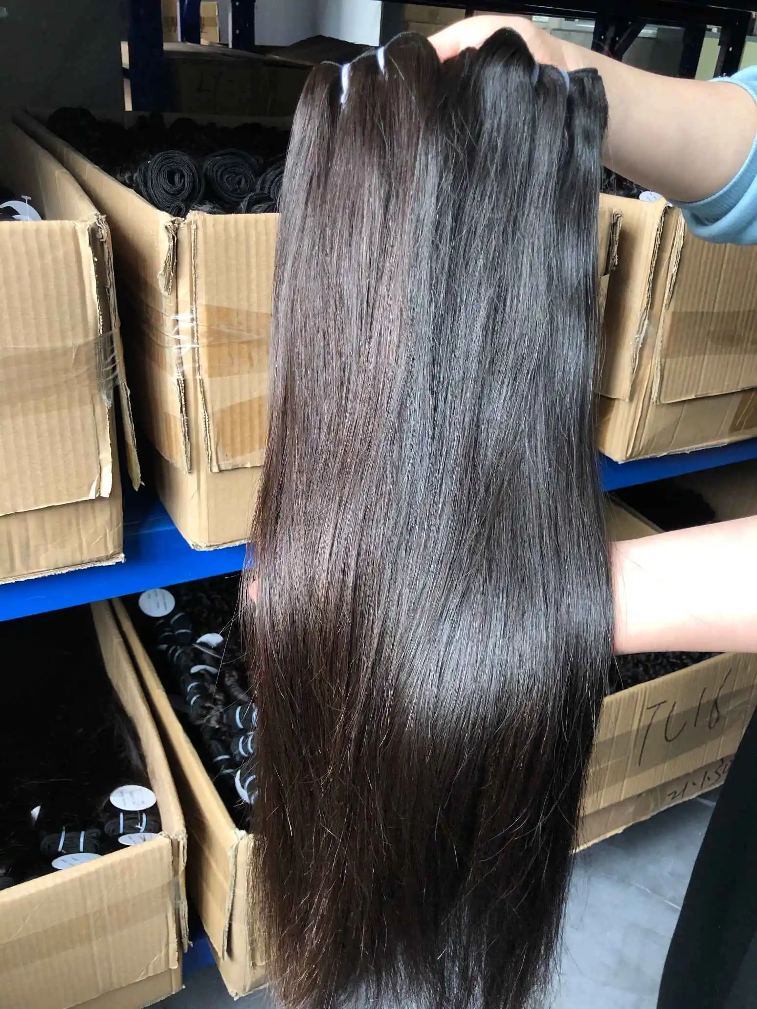 Straight 4 Bundles Deal Brazilian 100% Human Hair Unprocessed Natural Color 10-28Inches Queen Weave Beauty
