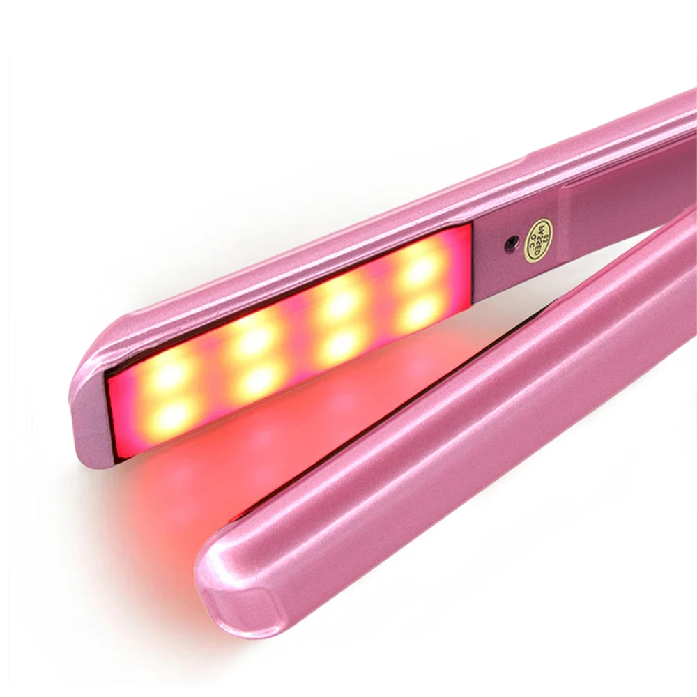 Hair Straightener Infrared and Ultrasonic Profession Cold Hair Care Iron Treatment for Frizzy Dry Recovers Damage Flat Irons 5